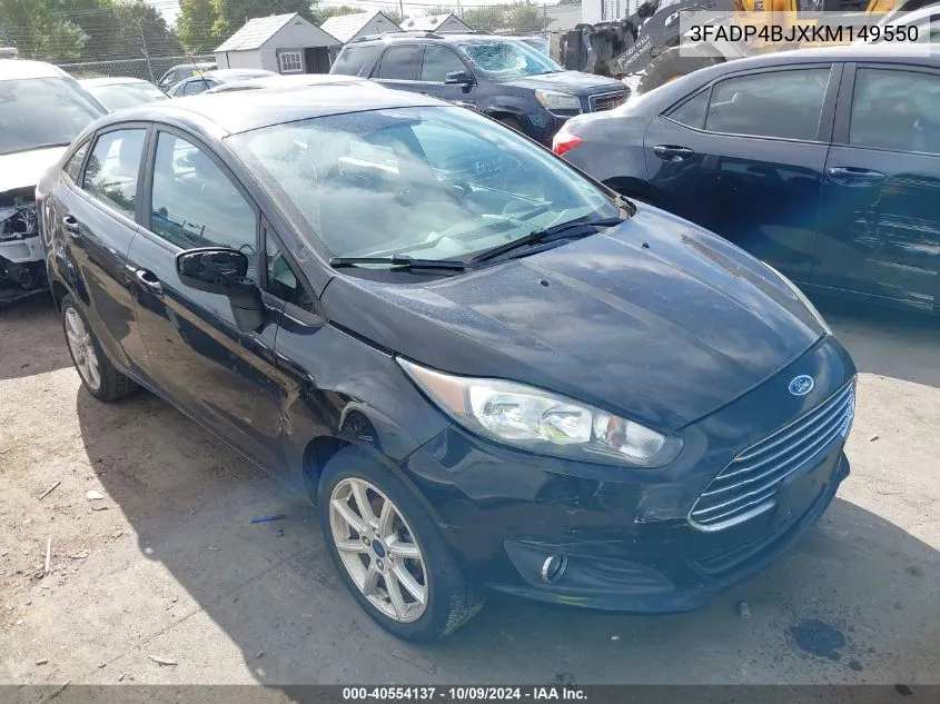 2019 Ford Fiesta Se VIN: 3FADP4BJXKM149550 Lot: 40554137