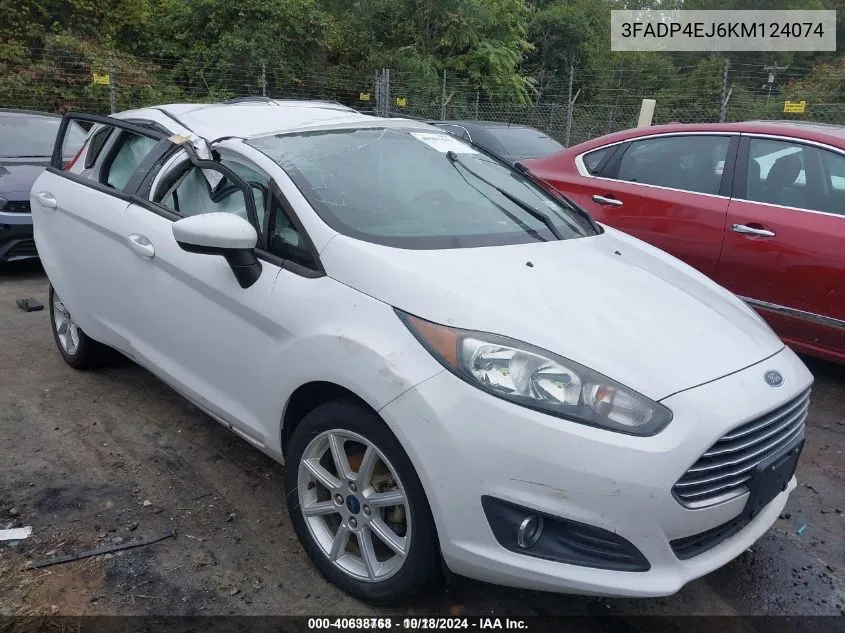 3FADP4EJ6KM124074 2019 Ford Fiesta Se