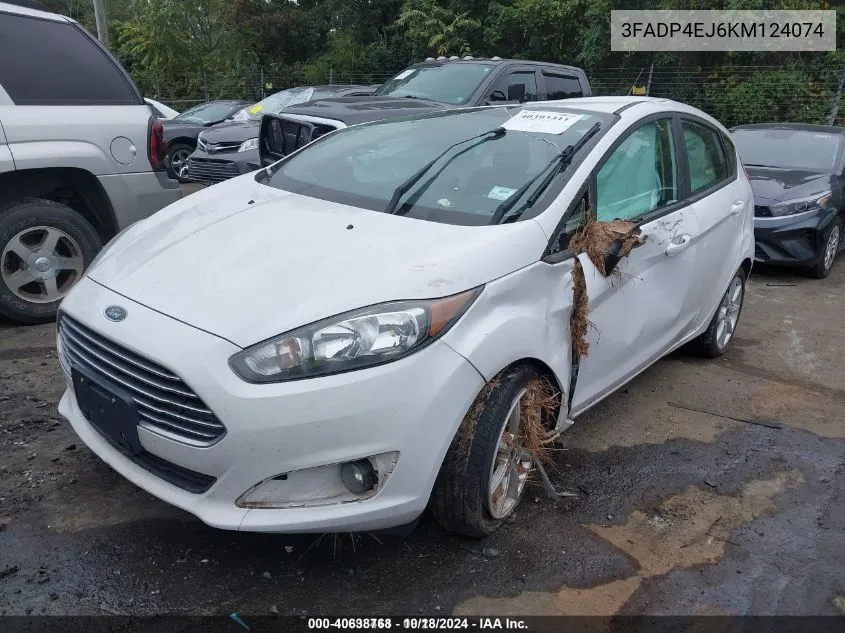 3FADP4EJ6KM124074 2019 Ford Fiesta Se