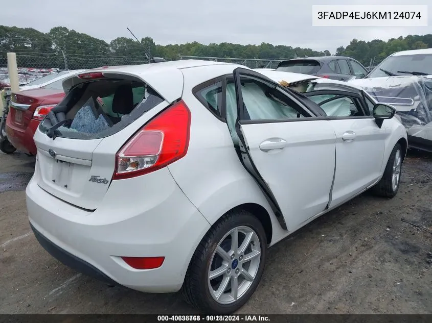 3FADP4EJ6KM124074 2019 Ford Fiesta Se