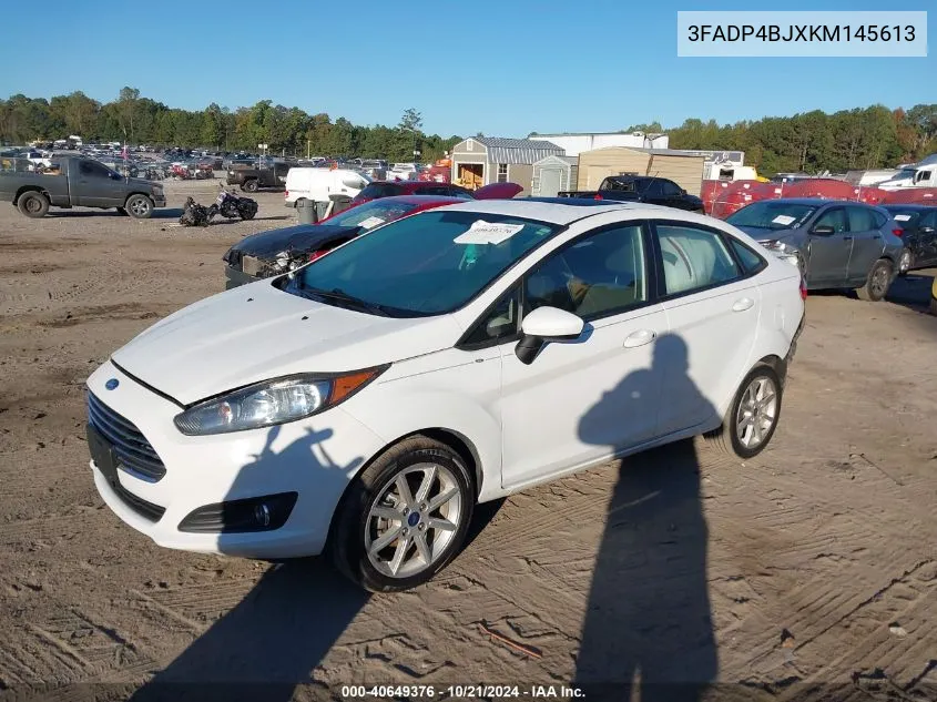 2019 Ford Fiesta Se VIN: 3FADP4BJXKM145613 Lot: 40649376