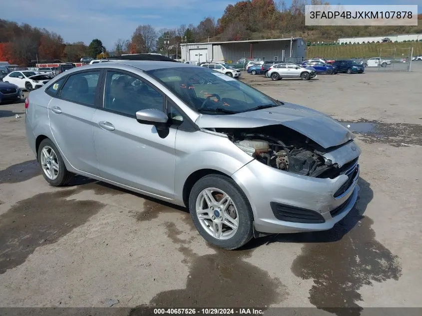 2019 Ford Fiesta Se VIN: 3FADP4BJXKM107878 Lot: 40657526