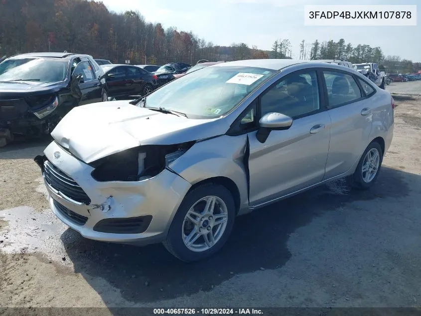 2019 Ford Fiesta Se VIN: 3FADP4BJXKM107878 Lot: 40657526