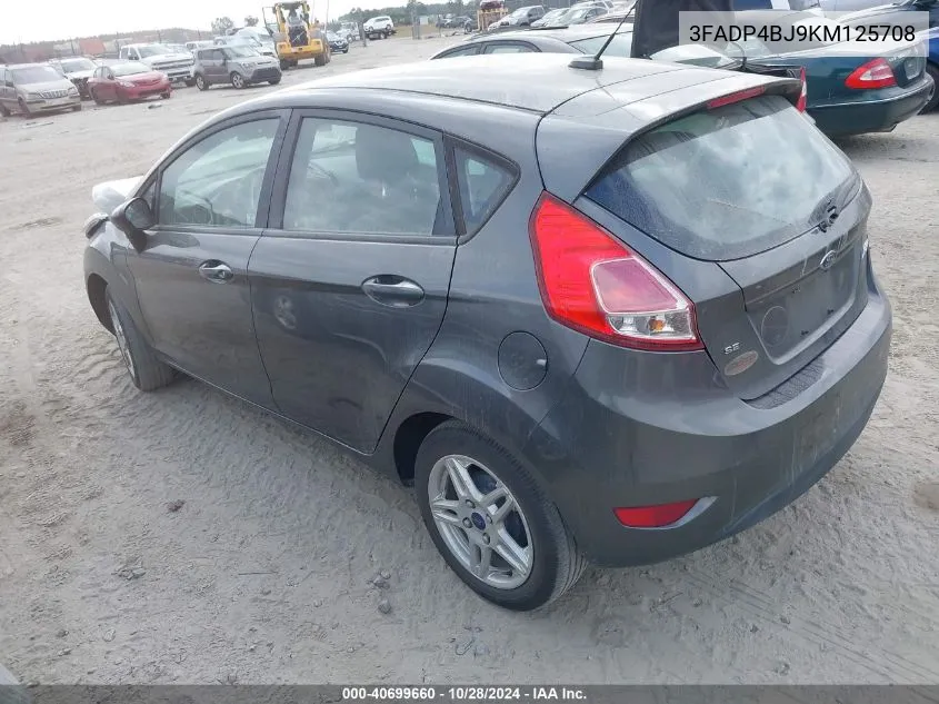 2018 Ford Fiesta Se VIN: 3FADP4BJ9KM125708 Lot: 40699660