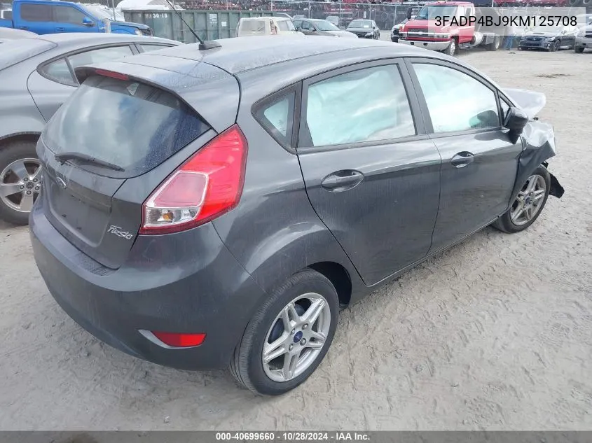 2018 Ford Fiesta Se VIN: 3FADP4BJ9KM125708 Lot: 40699660