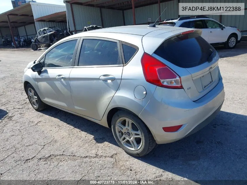 3FADP4EJ8KM122388 2019 Ford Fiesta Se