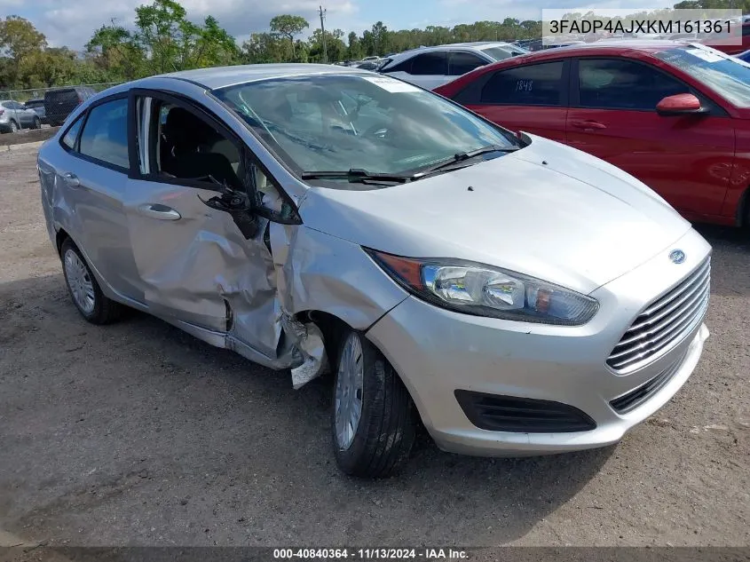 2019 Ford Fiesta S VIN: 3FADP4AJXKM161361 Lot: 40840364