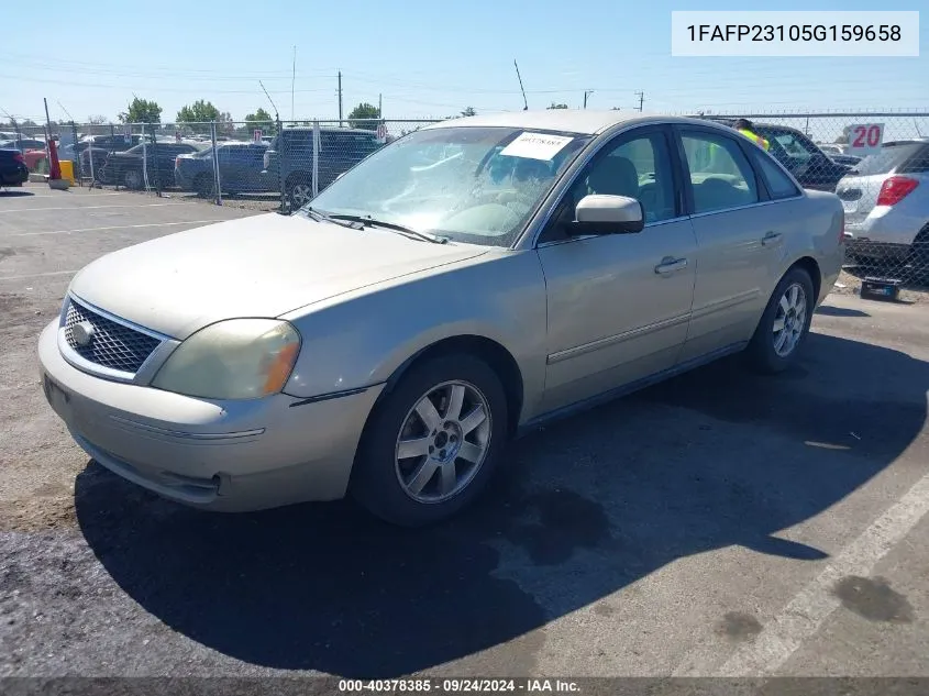 2005 Ford Five Hundred Se VIN: 1FAFP23105G159658 Lot: 40378385