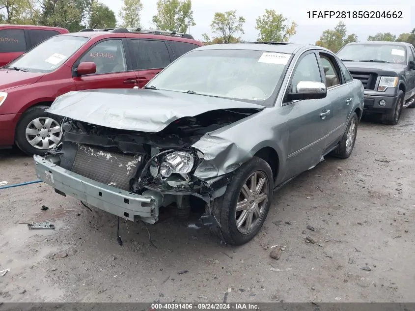 1FAFP28185G204662 2005 Ford Five Hundred Limited