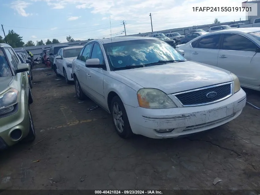 1FAFP24155G191701 2005 Ford Five Hundred Sel