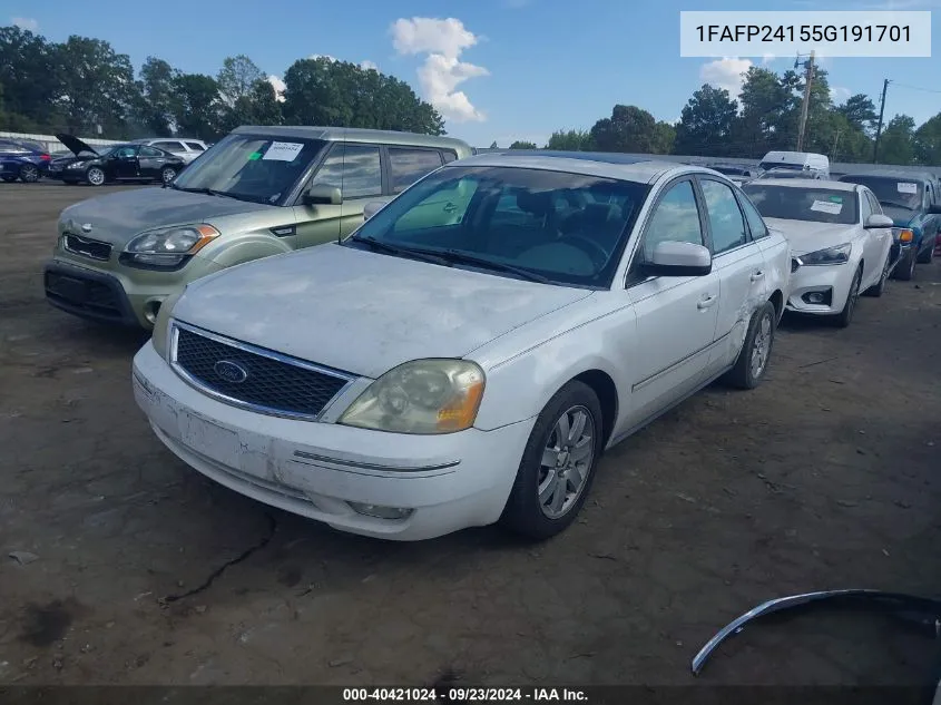 1FAFP24155G191701 2005 Ford Five Hundred Sel