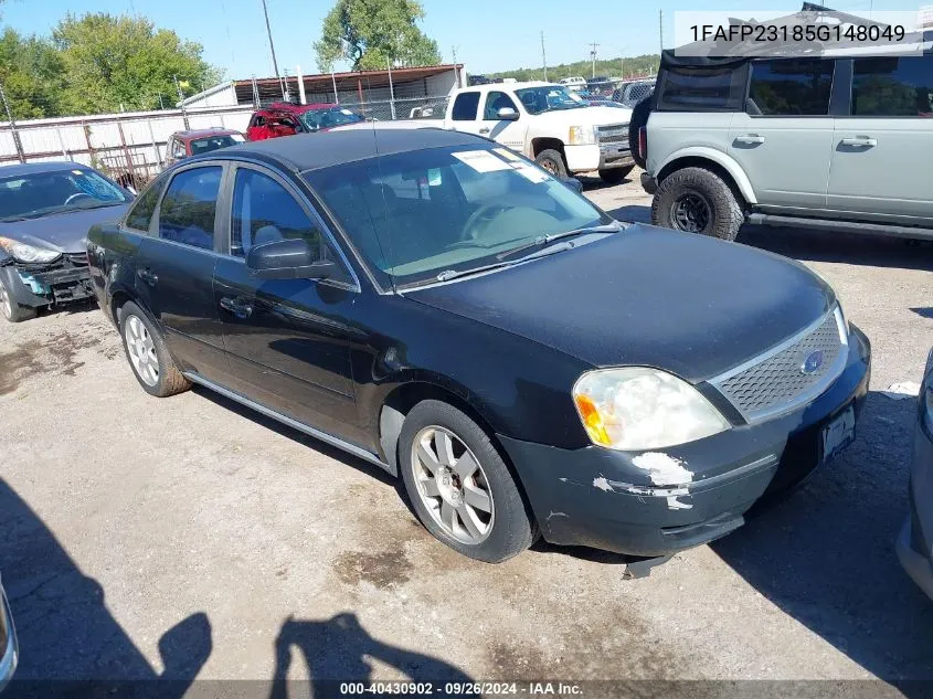 2005 Ford Five Hundred Se VIN: 1FAFP23185G148049 Lot: 40430902