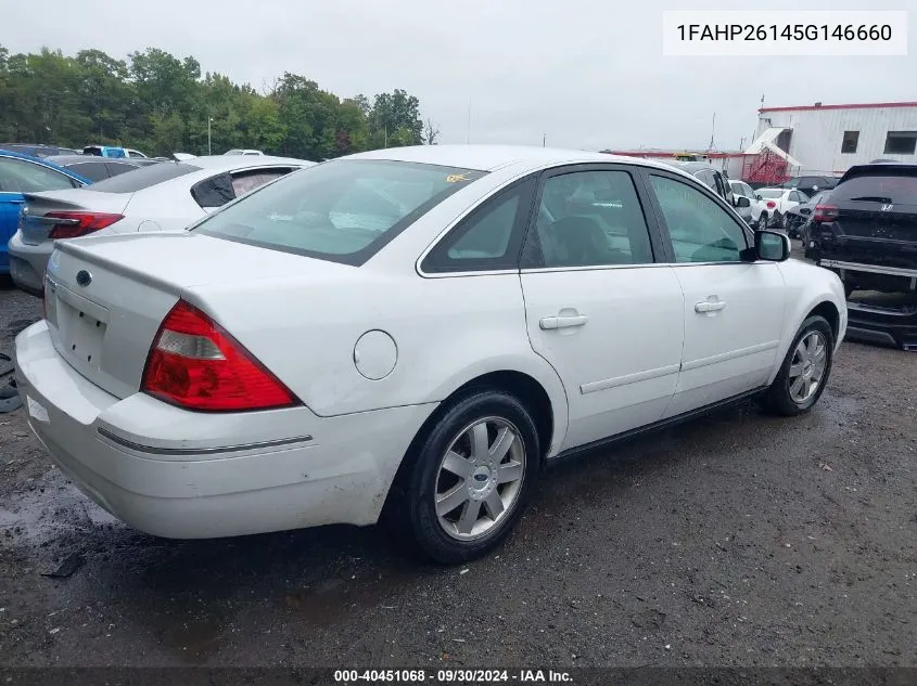 1FAHP26145G146660 2005 Ford Five Hundred Se