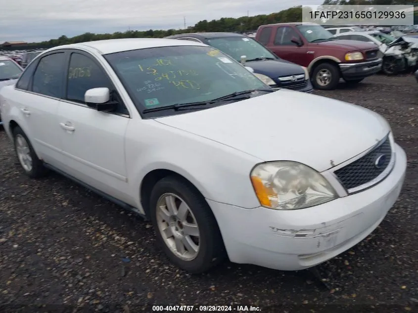 2005 Ford Five Hundred Se VIN: 1FAFP23165G129936 Lot: 40474757