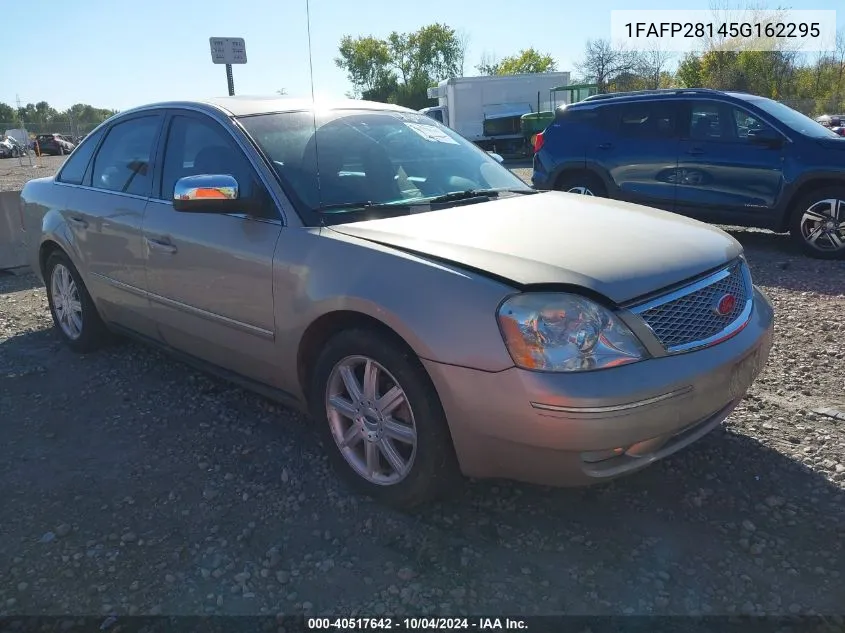 2005 Ford Five Hundred Limited VIN: 1FAFP28145G162295 Lot: 40517642