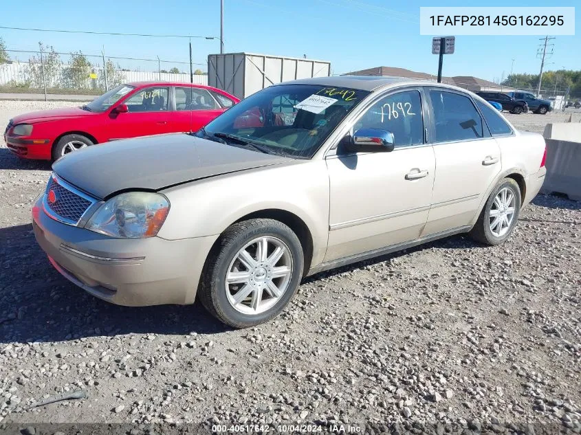 2005 Ford Five Hundred Limited VIN: 1FAFP28145G162295 Lot: 40517642