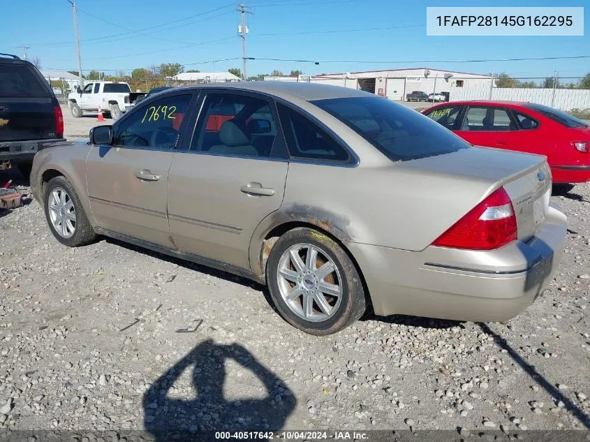 2005 Ford Five Hundred Limited VIN: 1FAFP28145G162295 Lot: 40517642