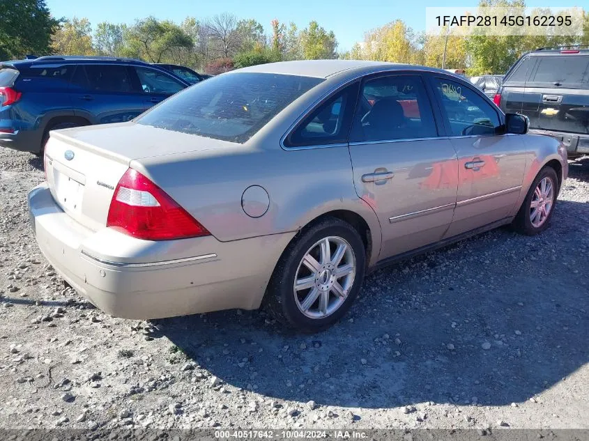 2005 Ford Five Hundred Limited VIN: 1FAFP28145G162295 Lot: 40517642