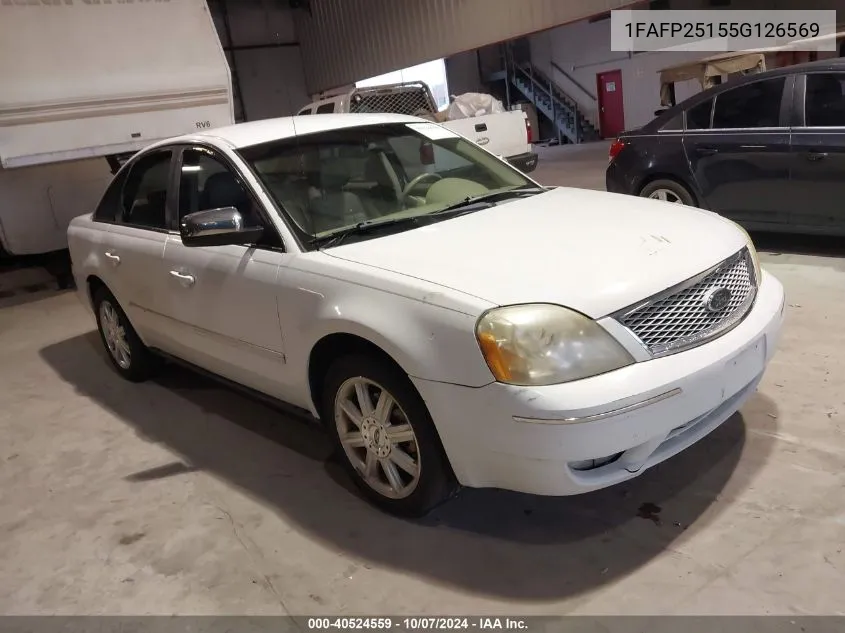 2005 Ford Five Hundred Limited VIN: 1FAFP25155G126569 Lot: 40524559