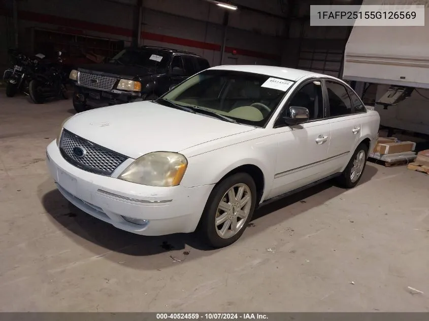 2005 Ford Five Hundred Limited VIN: 1FAFP25155G126569 Lot: 40524559