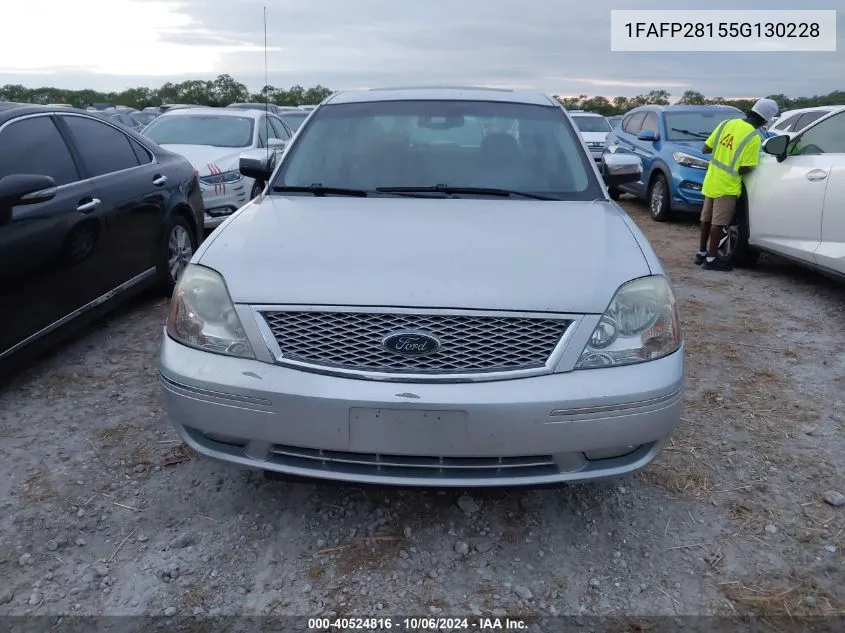 1FAFP28155G130228 2005 Ford Five Hundred Limited