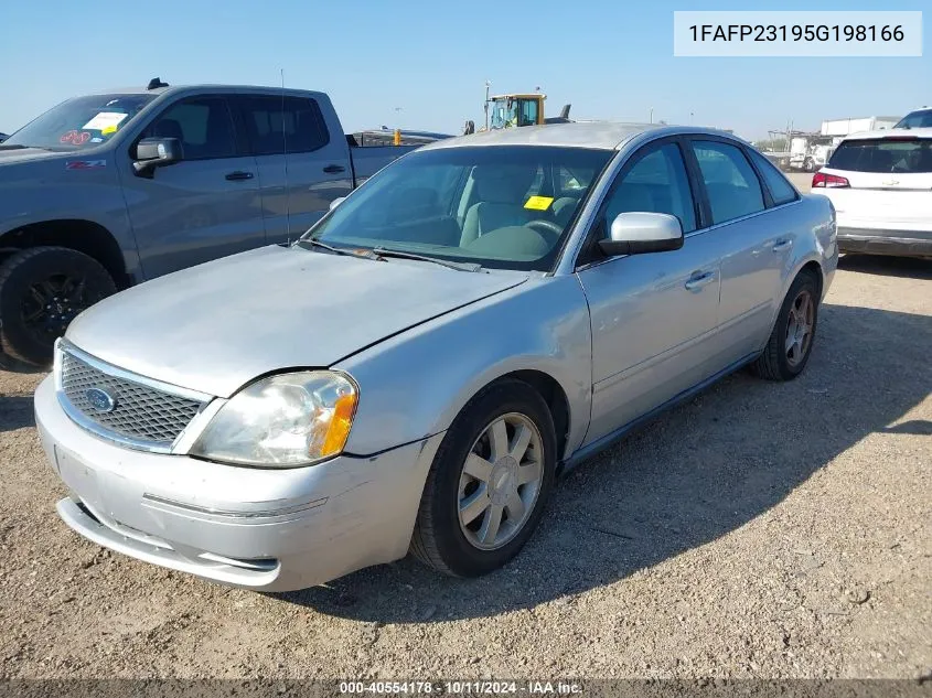 2005 Ford Five Hundred Se VIN: 1FAFP23195G198166 Lot: 40554178