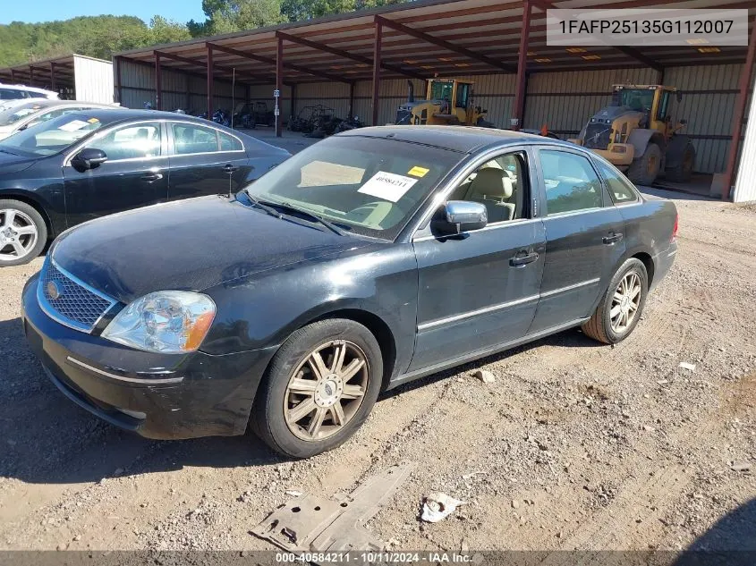 1FAFP25135G112007 2005 Ford Five Hundred Limited