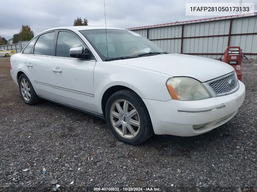 2005 Ford Five Hundred Limited VIN: 1FAFP28105G173133 Lot: 40700832