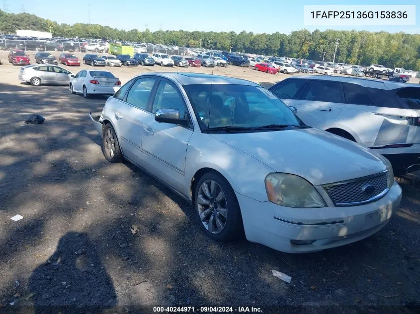 1FAFP25136G153836 2006 Ford Five Hundred Limited