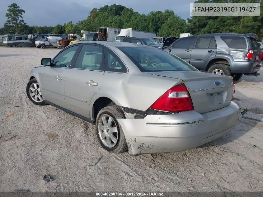 1FAHP23196G119427 2006 Ford Five Hundred Se