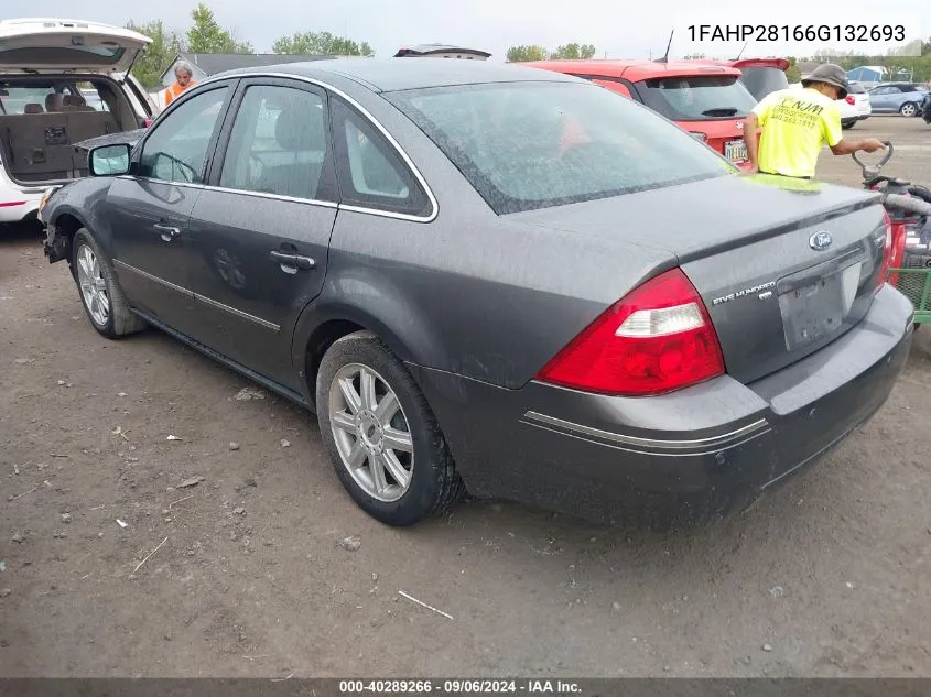 1FAHP28166G132693 2006 Ford Five Hundred Limited