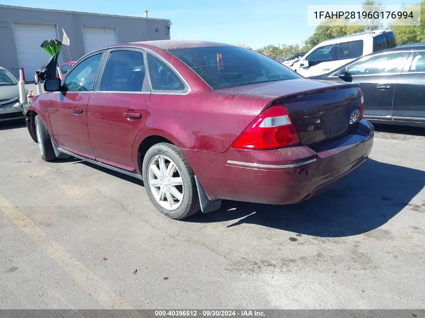 1FAHP28196G176994 2006 Ford Five Hundred Limited