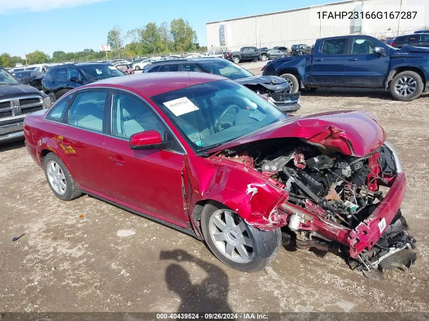 2006 Ford Five Hundred Se VIN: 1FAHP23166G167287 Lot: 40439524