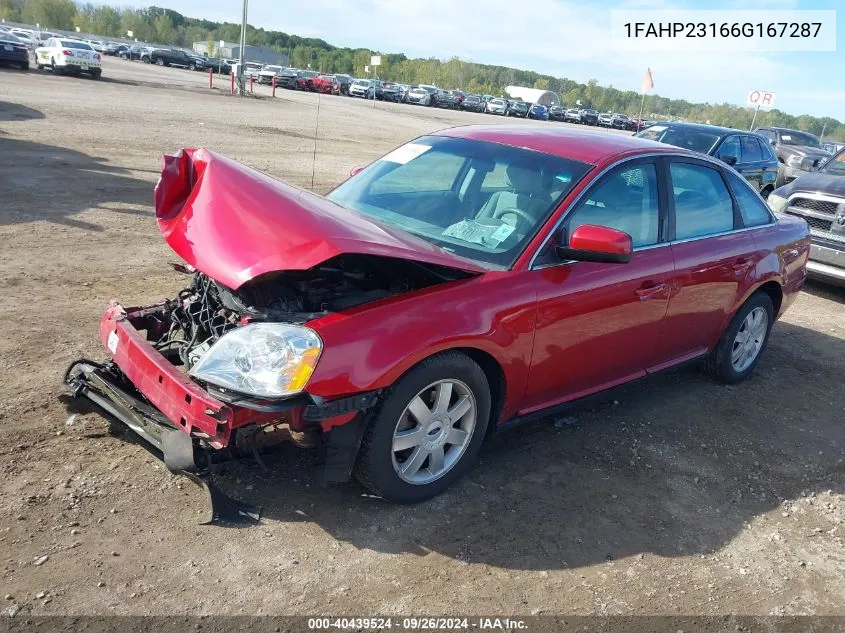 2006 Ford Five Hundred Se VIN: 1FAHP23166G167287 Lot: 40439524