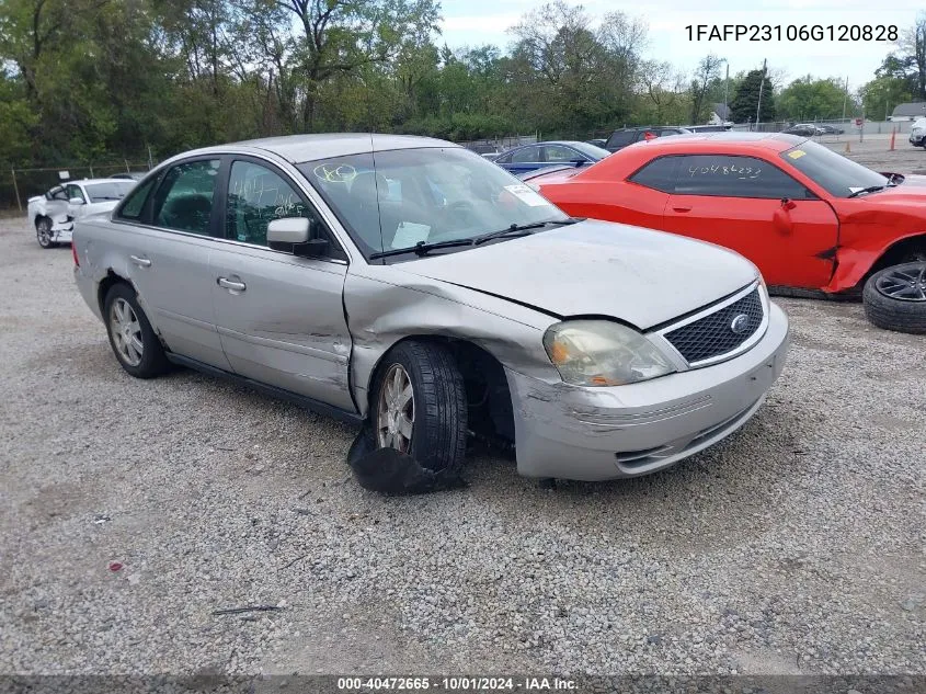 2006 Ford Five Hundred Se VIN: 1FAFP23106G120828 Lot: 40472665