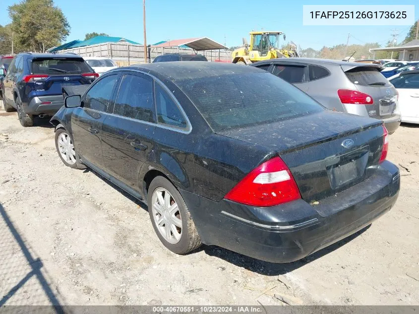 2006 Ford Five Hundred Limited VIN: 1FAFP25126G173625 Lot: 40670551