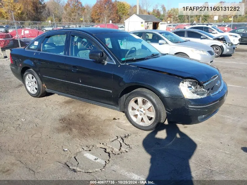 2006 Ford Five Hundred Sel VIN: 1FAFP27116G131282 Lot: 40677735