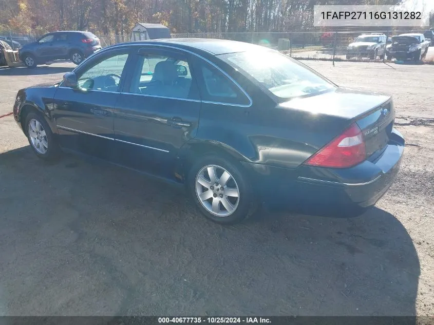 2006 Ford Five Hundred Sel VIN: 1FAFP27116G131282 Lot: 40677735