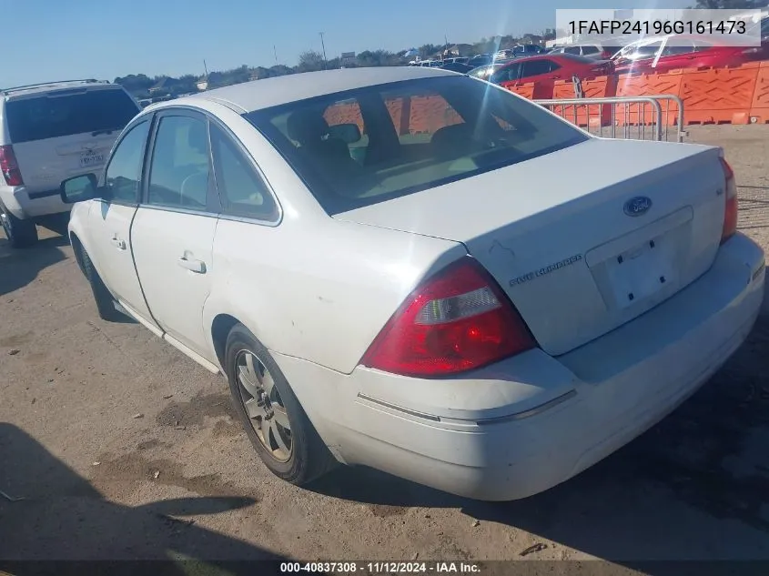 1FAFP24196G161473 2006 Ford Five Hundred Sel