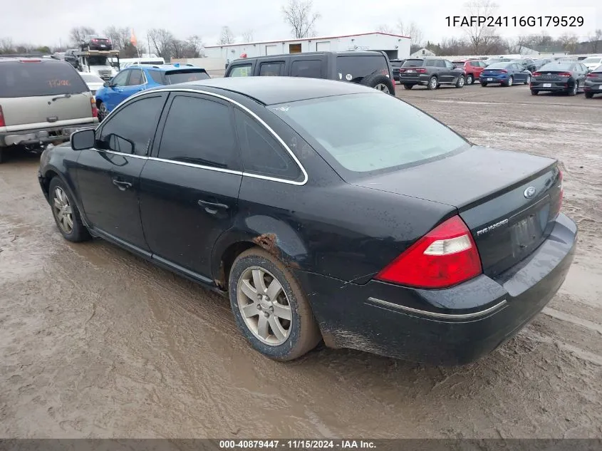 2006 Ford Five Hundred Sel VIN: 1FAFP24116G179529 Lot: 40879447