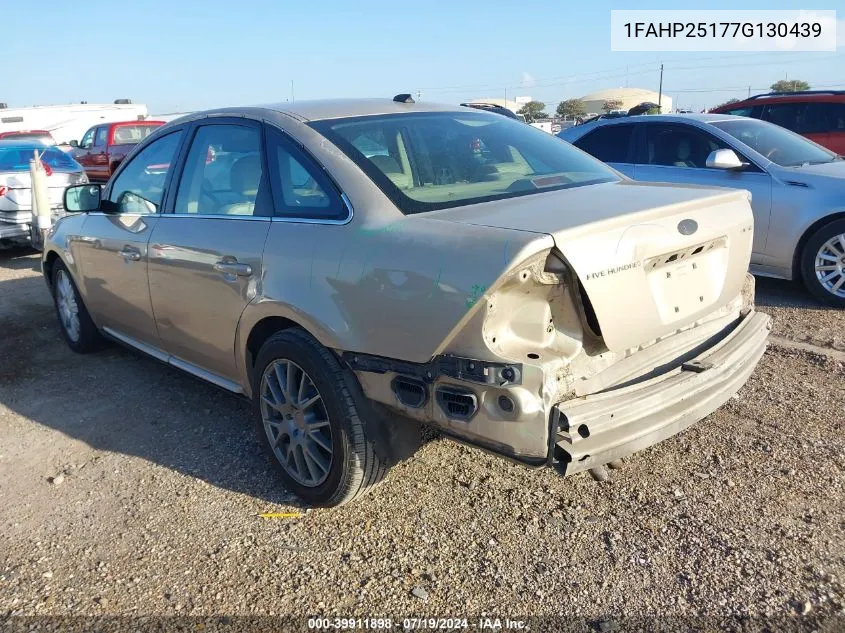 1FAHP25177G130439 2007 Ford Five Hundred Limited