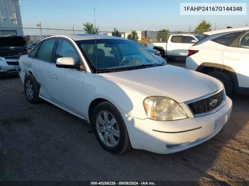 1FAHP24167G144348 2007 Ford Five Hundred Sel