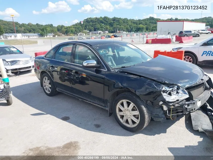 2007 Ford Five Hundred Limited VIN: 1FAHP28137G123452 Lot: 40266199