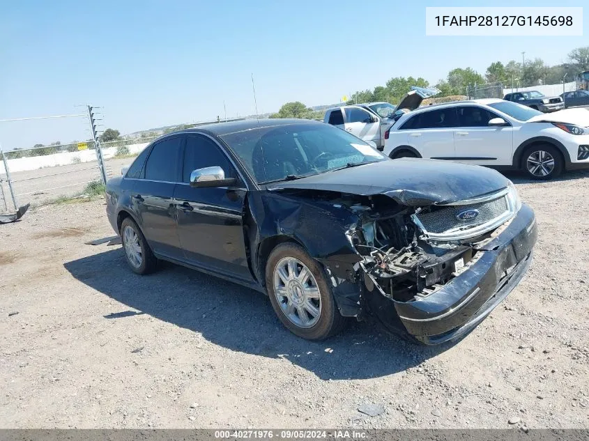 2007 Ford Five Hundred Limited VIN: 1FAHP28127G145698 Lot: 40271976