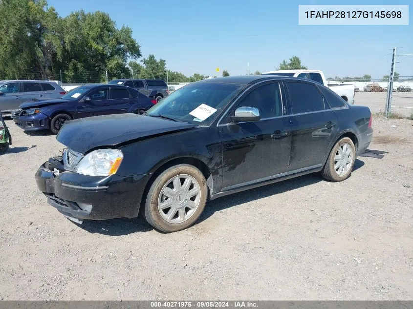 1FAHP28127G145698 2007 Ford Five Hundred Limited