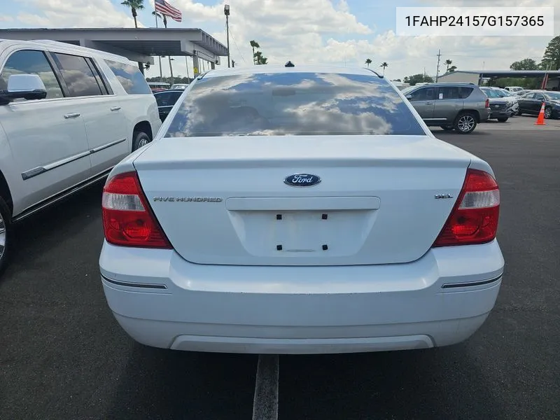 2007 Ford Five Hundred Sel VIN: 1FAHP24157G157365 Lot: 40283904