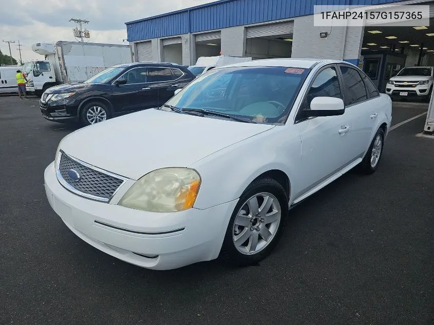 2007 Ford Five Hundred Sel VIN: 1FAHP24157G157365 Lot: 40283904