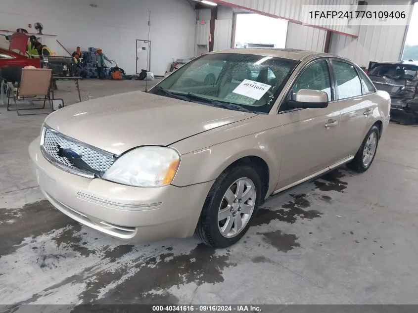 2007 Ford Five Hundred Sel VIN: 1FAFP24177G109406 Lot: 40341616