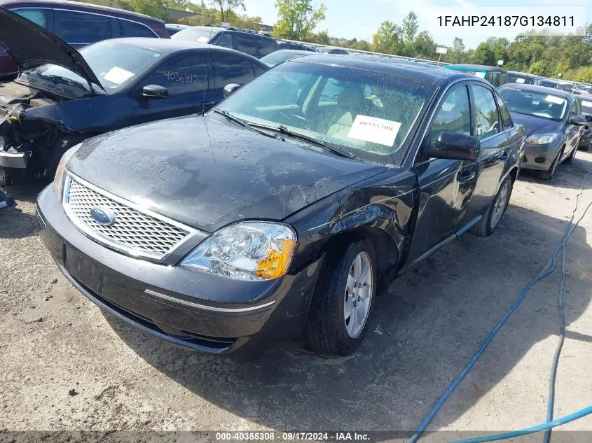 2007 Ford Five Hundred Sel VIN: 1FAHP24187G134811 Lot: 40355308