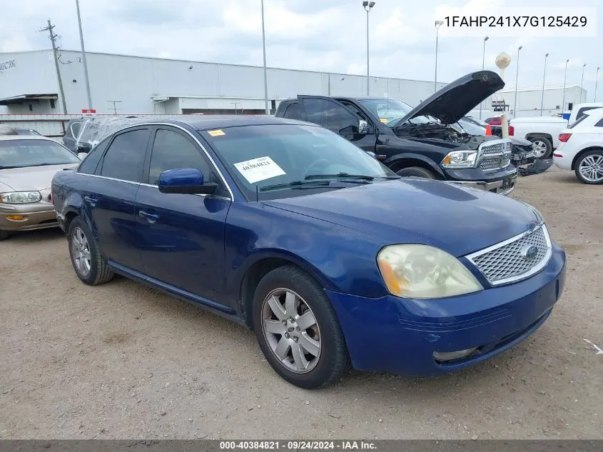 2007 Ford Five Hundred Sel VIN: 1FAHP241X7G125429 Lot: 40384821